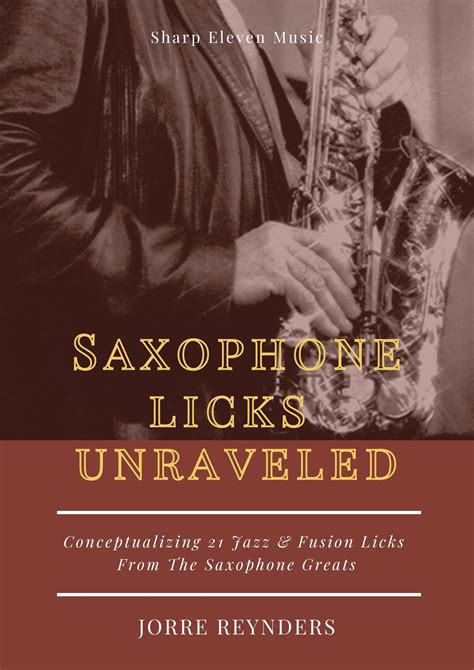 Breath from the diaphragm. . Saxophone licks pdf